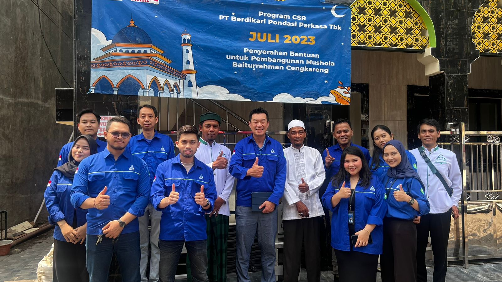 Renovation of The Baiturrahman Mosque in the context of Corporate Social Responsibility of PT Berdikari Pondasi Perkasa Tbk